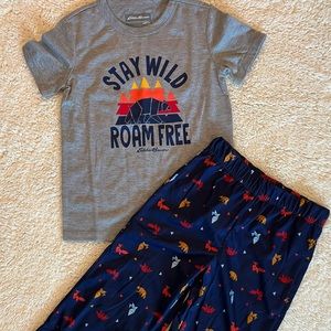 Eddie Bauer Boys 2Piece Pjs Sz X/S (5/6)